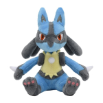 Officiële Pokemon center knuffel Pokemon fit Lucario 13cm